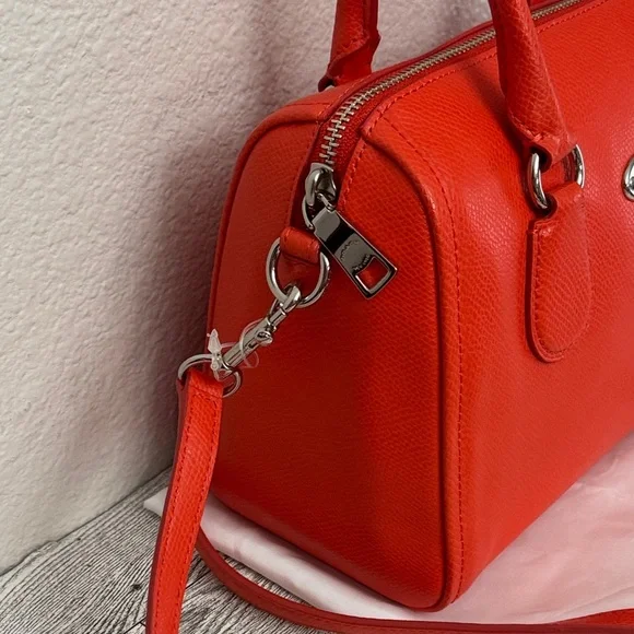 Coach Mini Bennett Crossgrain Leather Satchel NWOT - Picture 3 of 14